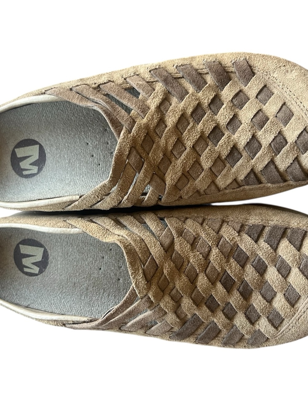 Merrell suede mules primo weave tumbleweed 9.5 - Picture 2 of 8